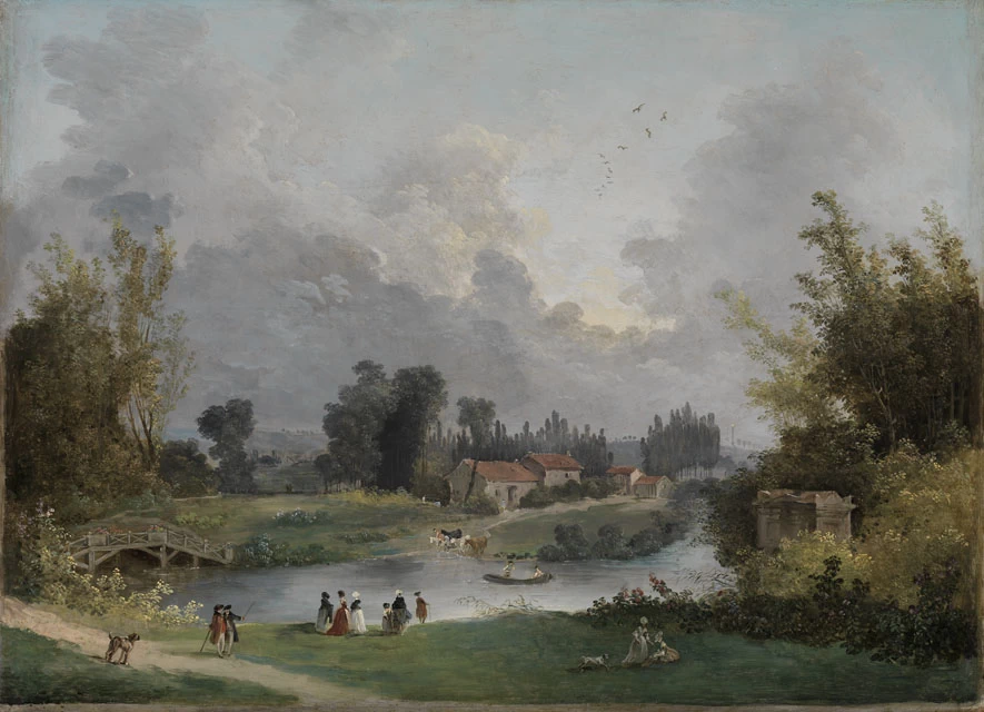 Paesaggio del parco - Galleria d'arte statale di Karlsruhe